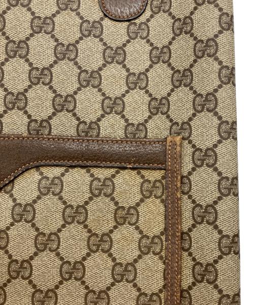GUCCI（グッチ）GUCCI (グッチ) PVCシェリーライントートバッグ ベージュの古着・服飾アイテム