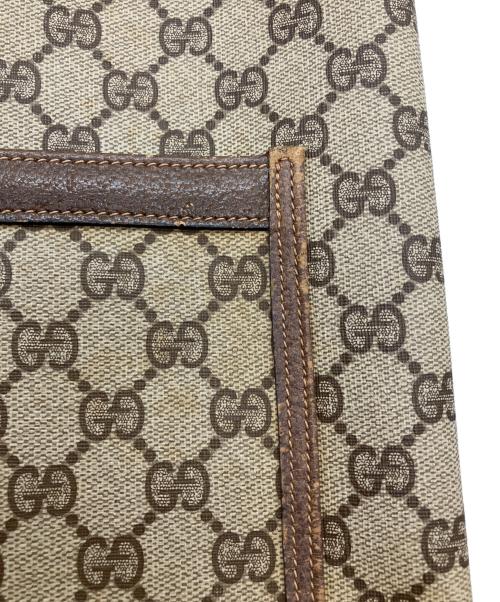GUCCI（グッチ）GUCCI (グッチ) PVCシェリーライントートバッグ ベージュの古着・服飾アイテム