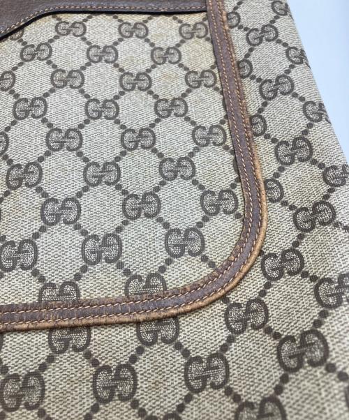 GUCCI（グッチ）GUCCI (グッチ) PVCシェリーライントートバッグ ベージュの古着・服飾アイテム