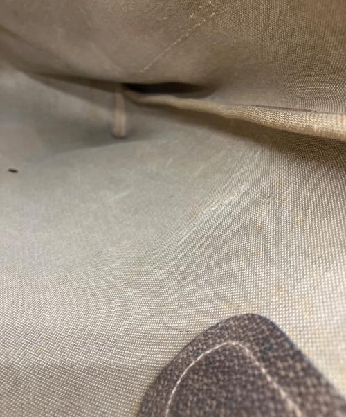 GUCCI（グッチ）GUCCI (グッチ) PVCシェリーライントートバッグ ベージュの古着・服飾アイテム
