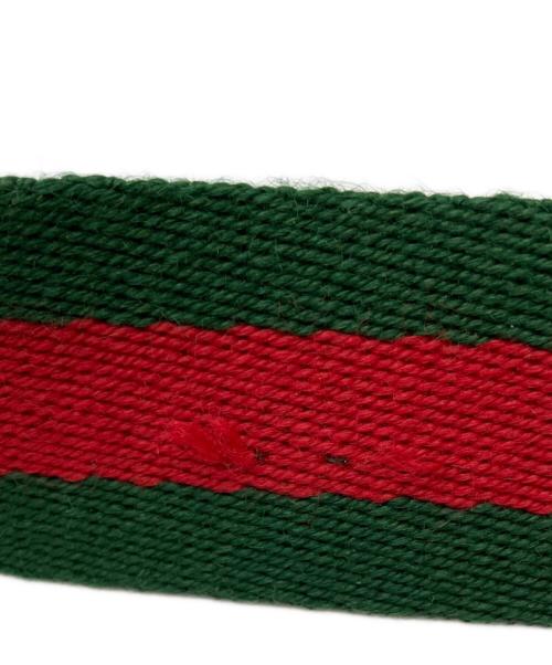 GUCCI（グッチ）GUCCI (グッチ) PVCシェリーライントートバッグ ベージュの古着・服飾アイテム