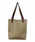 GUCCI (グッチ) PVCシェリーライントートバッグ ベージュ：18000円