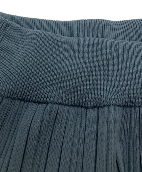 YOKE（ヨーク）YOKE (ヨーク) PLEATED KNIT LOUNGE PANTS ブルー サイズ:2の古着・服飾アイテム