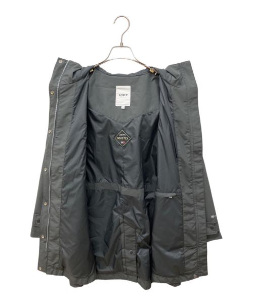 AIGLE（エーグル）AIGLE (エーグル) ゴアテックス ミッドレングス パーカコート グレー サイズ:38の古着・服飾アイテム