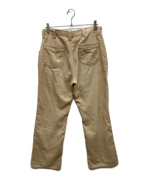LEVI'S（リーバイス）LEVI'S (リーバイス) コットンツイルフレアパンツ ベージュ サイズ:Ｗ36の古着・服飾アイテム