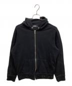 DIESELディーゼル）の古着「ジップパーカー」｜ブラック