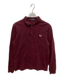 FRED PERRY（フレッドペリー）の古着「長袖ポロシャツ」｜ワインレッド