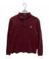 FRED PERRY（フレッドペリー）の古着「長袖ポロシャツ」｜ワインレッド