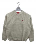 SUPREMEシュプリーム）の古着「Waffle Small Box Sweater」｜アイボリー