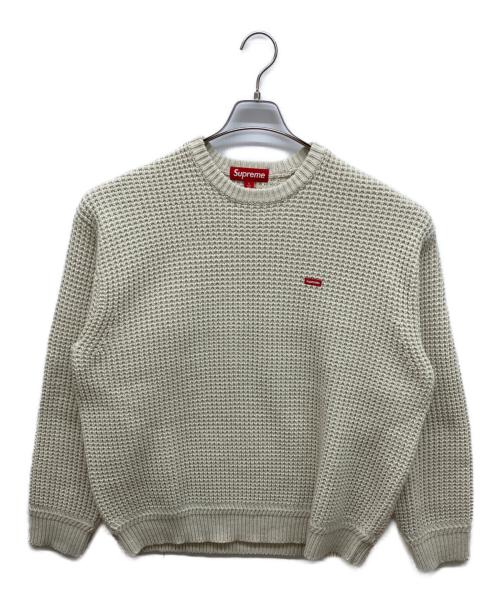 SUPREME（シュプリーム）SUPREME (シュプリーム) Waffle Small Box Sweater アイボリー サイズ:Lの古着・服飾アイテム