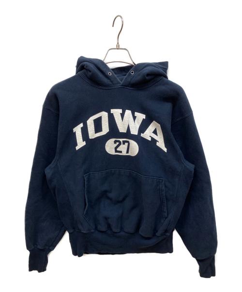Champion REVERSE WEAVE（チャンピオン リバース ウィーブ）Champion REVERSE WEAVE (チャンピオン リバース ウィーブ) 00'sプルオーバーパーカー ネイビー サイズ:Mの古着・服飾アイテム