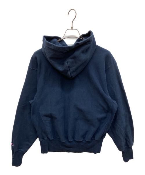 Champion REVERSE WEAVE（チャンピオン リバース ウィーブ）Champion REVERSE WEAVE (チャンピオン リバース ウィーブ) 00'sプルオーバーパーカー ネイビー サイズ:Mの古着・服飾アイテム