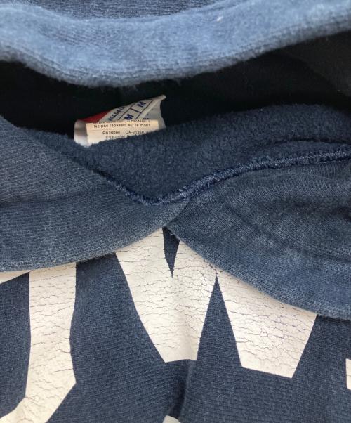 Champion REVERSE WEAVE（チャンピオン リバース ウィーブ）Champion REVERSE WEAVE (チャンピオン リバース ウィーブ) 00'sプルオーバーパーカー ネイビー サイズ:Mの古着・服飾アイテム
