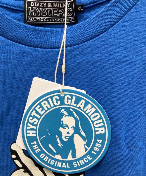 Hysteric Glamour（ヒステリックグラマー）Hysteric Glamour (ヒステリックグラマー) HYSTERIC LADYLAND Tシャツ ブルー サイズ:XL 未使用品の古着・服飾アイテム