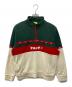 HUF（ハフ）の古着「Taped 1/4 Zip Fleece」｜グリーン
