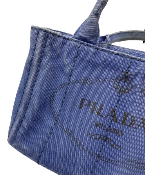 PRADA（プラダ）PRADA (プラダ) デニムカナパトートバッグ インディゴの古着・服飾アイテム