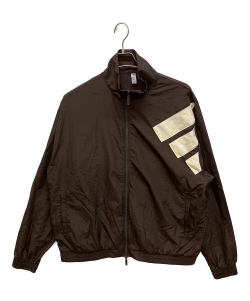 adidas（アディダス）adidas (アディダス) ウーブン ジャケット ブラウン サイズ:Lの古着・服飾アイテム