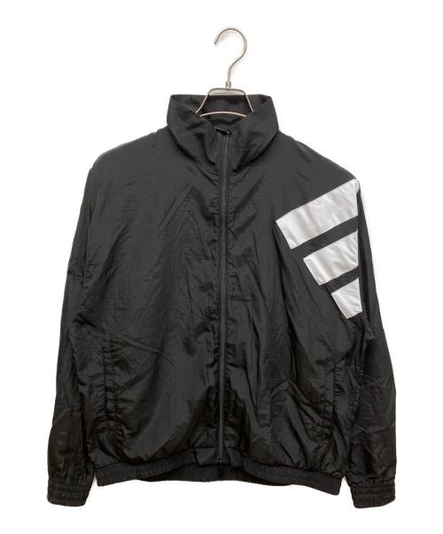 adidas（アディダス）adidas (アディダス) ウーブン ジャケット ブラック サイズ:Mの古着・服飾アイテム