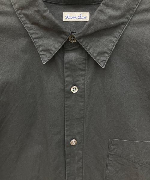 STEVEN ALAN（スティーブンアラン）STEVEN ALAN (スティーブンアラン) コットンシャツ ブラック サイズ:Sの古着・服飾アイテム