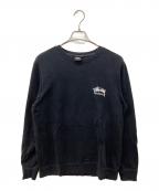 stussyステューシー）の古着「Basic Stüssy Crew Sweat」｜ブラック