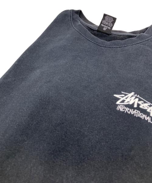 stussy（ステューシー）stussy (ステューシー) Basic Stüssy Crew Sweat ブラック サイズ:Ｌの古着・服飾アイテム