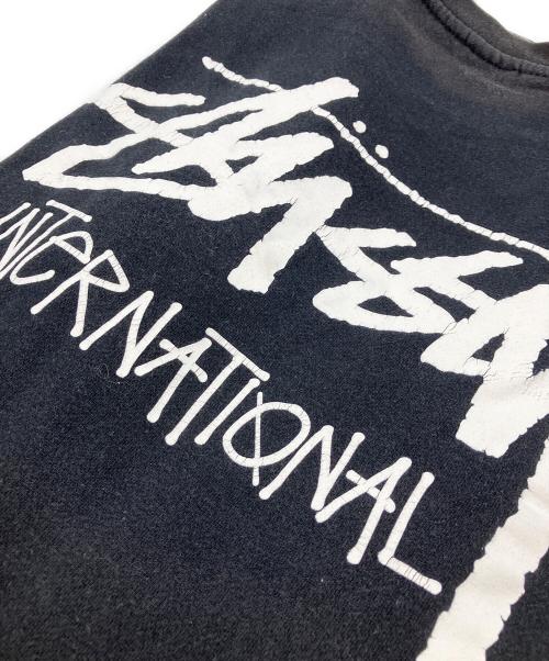 stussy（ステューシー）stussy (ステューシー) Basic Stüssy Crew Sweat ブラック サイズ:Ｌの古着・服飾アイテム