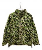 Aape BY A BATHING APEエーエイプ バイ アベイシングエイプ）の古着「カモフラジップアップジャケット」｜グリーン