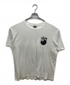 stussyステューシー）の古着「8ボールTシャツ」｜ホワイト