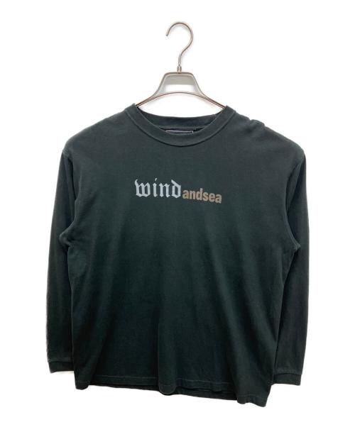 WIND AND SEA（ウィンダンシー）WIND AND SEA (ウィンダンシー) NAS (ナズ) 長袖カットソー ブラック サイズ:不明の古着・服飾アイテム