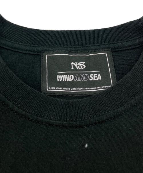 WIND AND SEA（ウィンダンシー）WIND AND SEA (ウィンダンシー) NAS (ナズ) Nas S/S Tee 3 ブラック サイズ:不明の古着・服飾アイテム