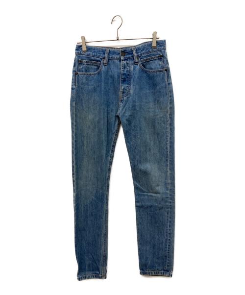 Calvin Klein Jeans（カルバンクラインジーンズ）Calvin Klein Jeans (カルバンクラインジーンズ) テーパードデニムパンツ　ボタンフライ インディゴ サイズ:71cm (W28)の古着・服飾アイテム
