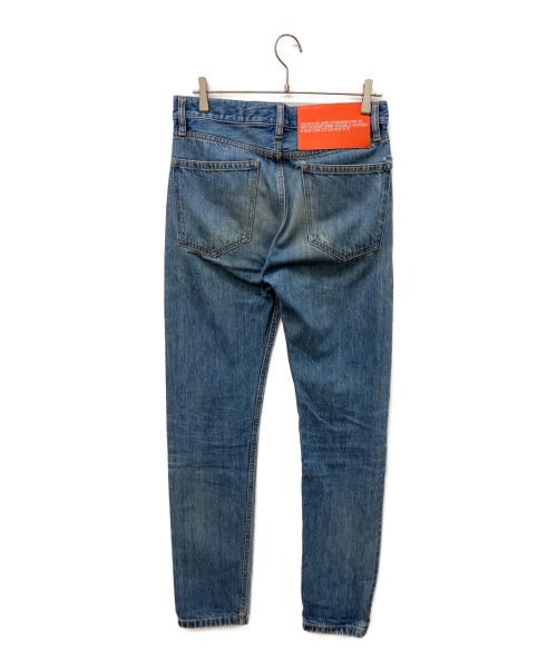Calvin Klein Jeans（カルバンクラインジーンズ）Calvin Klein Jeans (カルバンクラインジーンズ) テーパードデニムパンツ　ボタンフライ インディゴ サイズ:71cm (W28)の古着・服飾アイテム