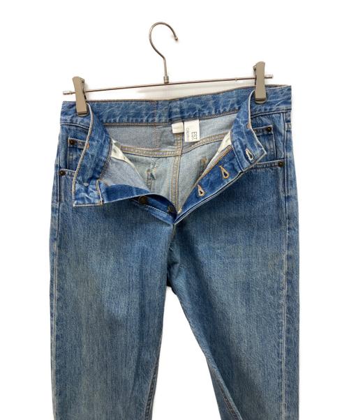 Calvin Klein Jeans（カルバンクラインジーンズ）Calvin Klein Jeans (カルバンクラインジーンズ) テーパードデニムパンツ　ボタンフライ インディゴ サイズ:71cm (W28)の古着・服飾アイテム