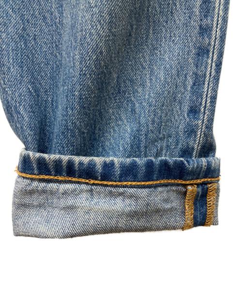 Calvin Klein Jeans（カルバンクラインジーンズ）Calvin Klein Jeans (カルバンクラインジーンズ) テーパードデニムパンツ　ボタンフライ インディゴ サイズ:71cm (W28)の古着・服飾アイテム