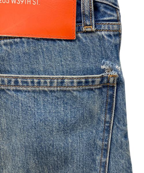 Calvin Klein Jeans（カルバンクラインジーンズ）Calvin Klein Jeans (カルバンクラインジーンズ) テーパードデニムパンツ　ボタンフライ インディゴ サイズ:71cm (W28)の古着・服飾アイテム