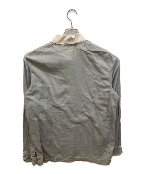 STONE ISLAND（ストーンアイランド）STONE ISLAND (ストーンアイランド) 05SS EMBROIDERED LOGO LONGSLEEVE POLO SHIRT　長袖ポロシャツ ブルー サイズ:Mの古着・服飾アイテム