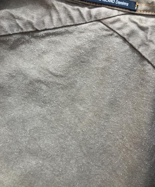 STONE ISLAND（ストーンアイランド）STONE ISLAND (ストーンアイランド) ワークシャツ　DENIMSライン ブラウン サイズ:Mの古着・服飾アイテム