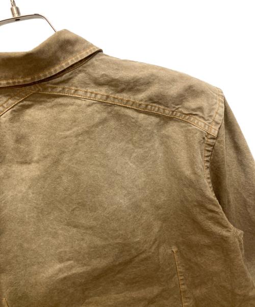 STONE ISLAND（ストーンアイランド）STONE ISLAND (ストーンアイランド) ワークシャツ　DENIMSライン ブラウン サイズ:Mの古着・服飾アイテム