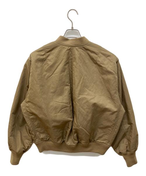 R'IAM PLAGE（リアム プラージュ）R'IAM PLAGE (リアム プラージュ) MA1 SHORTブルゾン ベージュ サイズ:FREEの古着・服飾アイテム