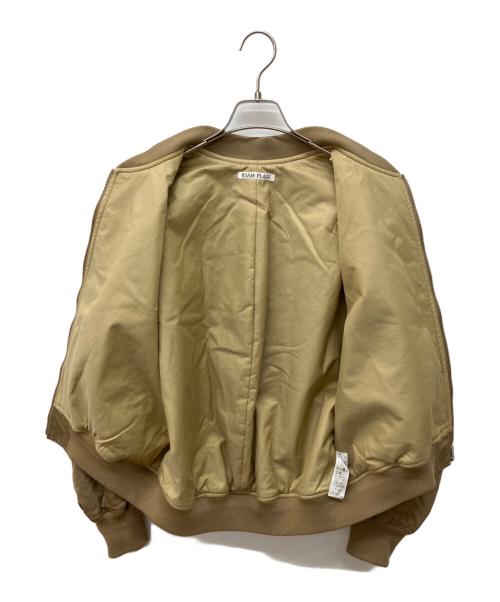 R'IAM PLAGE（リアム プラージュ）R'IAM PLAGE (リアム プラージュ) MA1 SHORTブルゾン ベージュ サイズ:FREEの古着・服飾アイテム