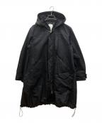 UN3D.アンスリード）の古着「QUILTINGVEST LAYERED COAT」｜ブラック