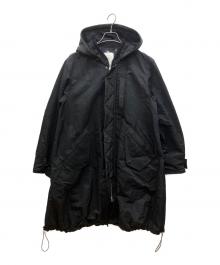 UN3D.（アンスリード）の古着「QUILTINGVEST LAYERED COAT」｜ブラック