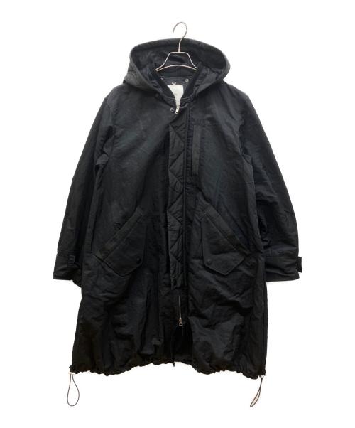 UN3D.（アンスリード）UN3D. (アンスリード) QUILTINGVEST LAYERED COAT ブラック サイズ:38の古着・服飾アイテム