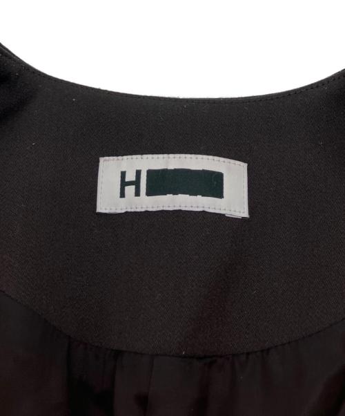 H BEAUTY&YOUTH（エイチ ビューティー&ユース）H BEAUTY&YOUTH (エイチ ビューティー&ユース) W ダブルクロス Uネック ジャケット ブラウン サイズ:Ｓの古着・服飾アイテム