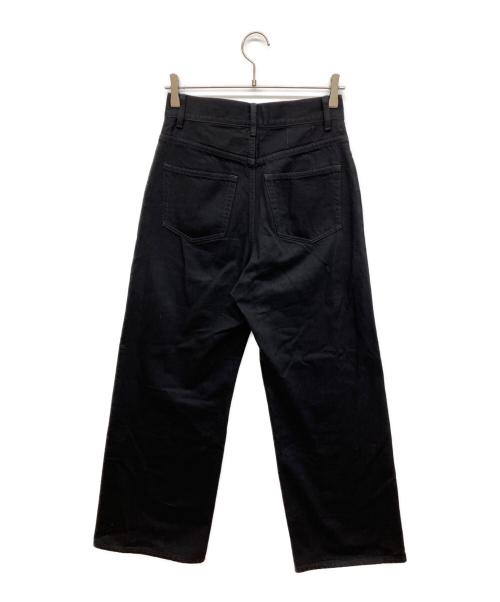 UNITED ARROWS（ユナイテッドアローズ）UNITED ARROWS (ユナイテッドアローズ) ルーズ ストレート デニムパンツ ブラック サイズ:38の古着・服飾アイテム