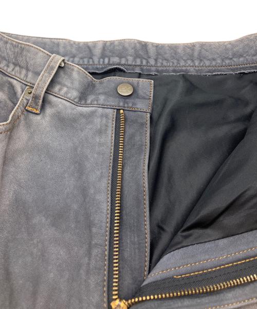 KUSHITANI KWP leather（クシタニ ケーダブリューピー レザー）KUSHITANI KWP leather (クシタニ ケーダブリューピー レザー) レザーパンツ グレー サイズ:76cm (W30)の古着・服飾アイテム