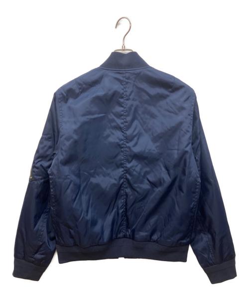 COACH（コーチ）COACH (コーチ) MA-1ジャケット　ブルゾン ネイビー サイズ:Mの古着・服飾アイテム