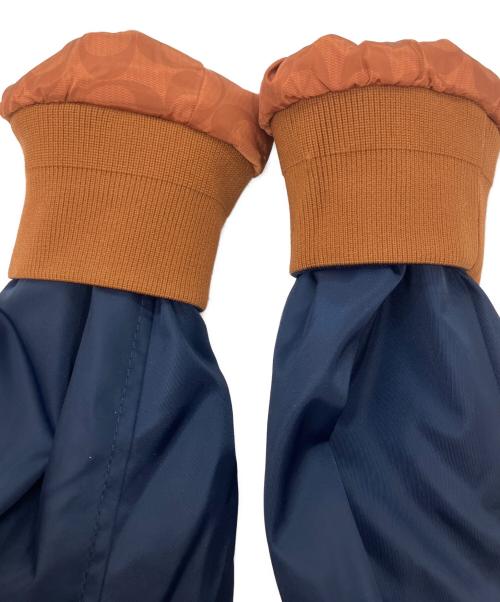 COACH（コーチ）COACH (コーチ) MA-1ジャケット　ブルゾン ネイビー サイズ:Mの古着・服飾アイテム