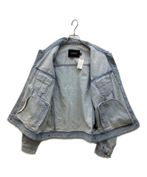 COACH（コーチ）COACH (コーチ) ノベルティ デニム ジャケット インディゴ サイズ:Lの古着・服飾アイテム