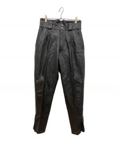 中古・古着通販】nonnative (ノンネイティブ) レザーパンツ ブラック